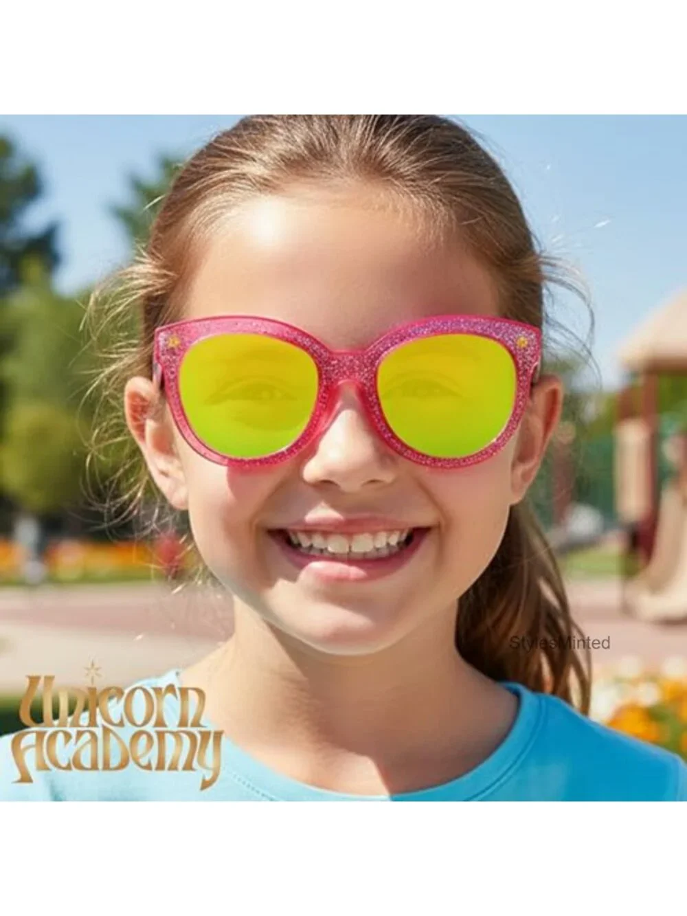 Kids Unicorn Academy Sunglasses UV 400 Protection Lightweight